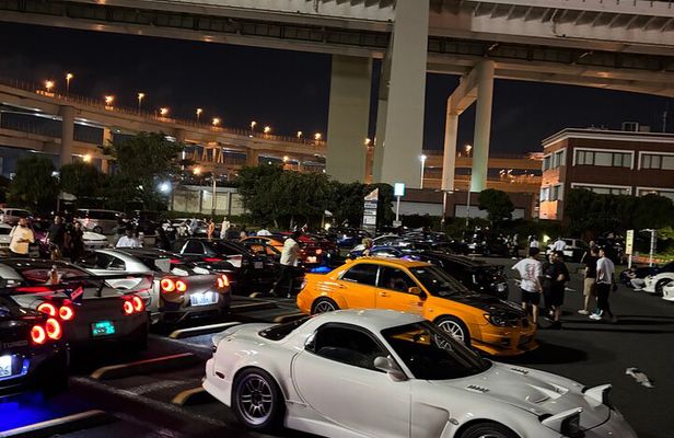 Tokyo: Private JDM R34 Skyline drive & Daikoku PA car meet