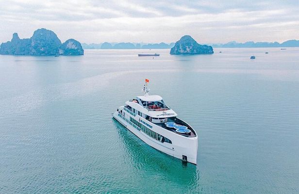 Ha Long Bay Symphony: Luxurious Day Cruise with Delectable Lunch