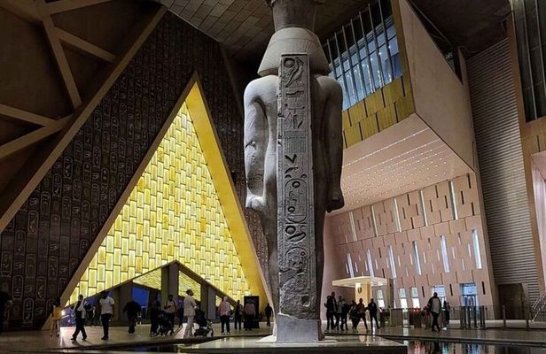 Cheap Day tour Giza Pyramids, Grand Egyptian Museum,Felucca