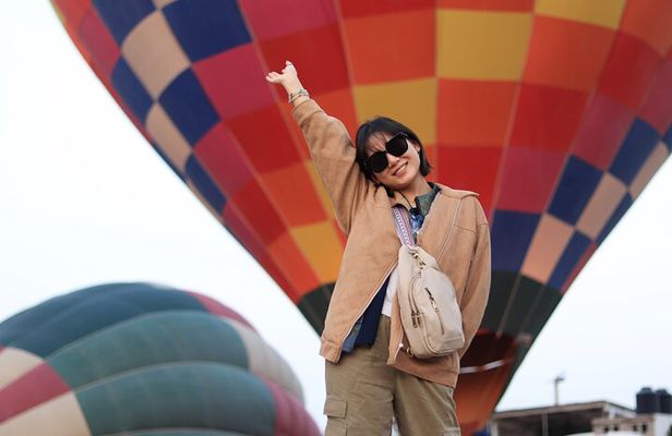 Balloon Flight, Archaeological Zone, Cave Breakfast, CDMX Pickup