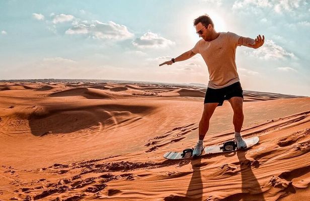 Private Morning and Evening Dubai Desert Safari Red Dunes and ATV