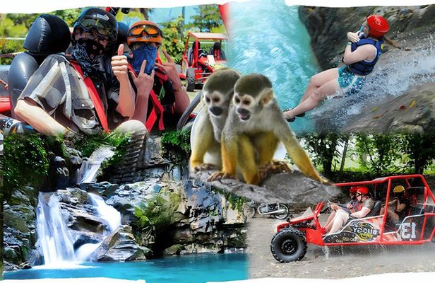  Monkeyland Waterfalls and 4x4 Buggy Private Tour Puerto Plata
