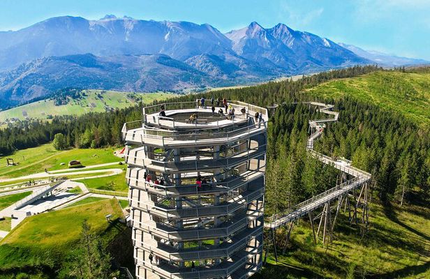 Krakow: Slovakia Treetop Walk and Zakopane Tour