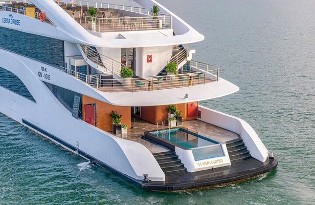 Discover Ha Long Bay on Leona 5-Star Day Cruise with Jacuzzi