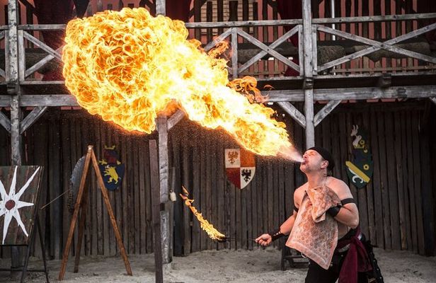 Medieval Dinner Show Castle and Brewery Tour with Hotel pick up
