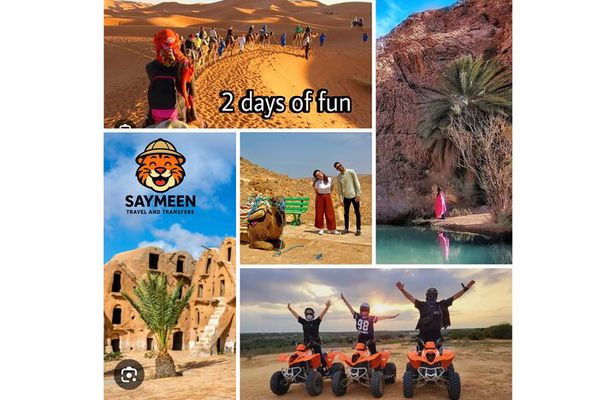 2 Days Guided IN TUNISIAN Sahara BY SAYMEEN VIP TOURS