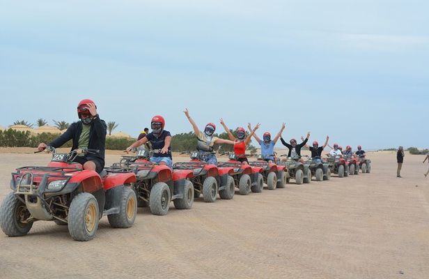 Hurghada Desert Quad Safari Camel Ridea Dinner and Stargazing