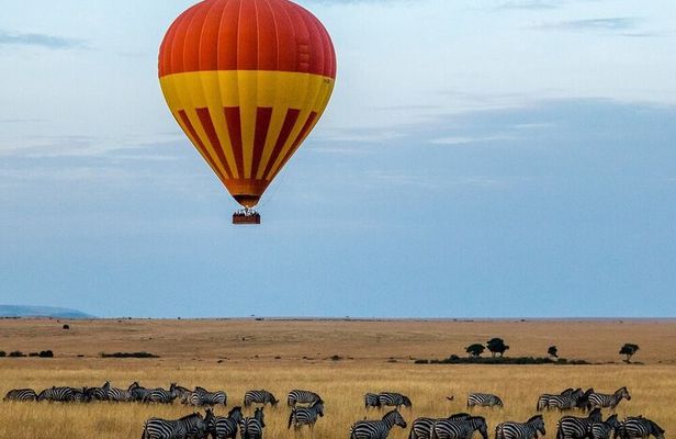 Maasai Mara Hot Air Balloon Safari and Champagne Breakfast