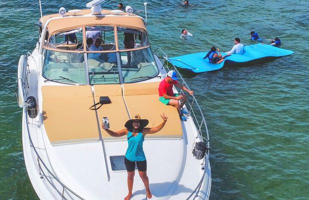 Explore Miami on a beautiful 45' Yacht