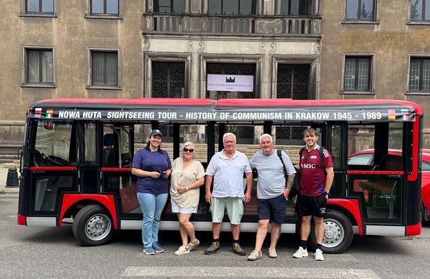 Krakow: Communism City Sightseeing Tour Nowa Huta E Golf Car