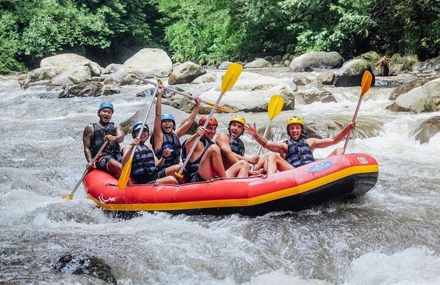All inclusive : Ayung River White Water Rafting Lunch and Private Transport 