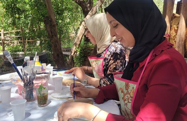 Calligraphy and Painting Workshop in Ouirgane with Asma