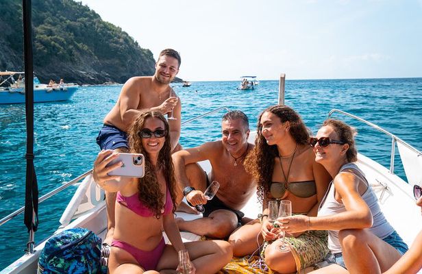 Cinque Terre by the sea with local wine