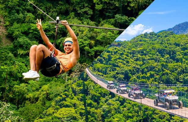 Combo RZR Zip Lines and Mule Ride Jorullo Route