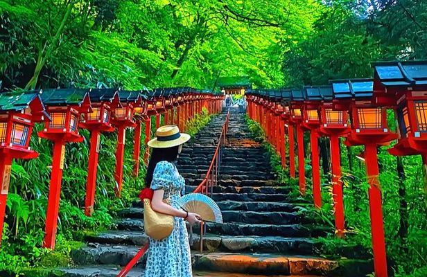 Kyoto Day Tour Kifune Shrine, Sanzen-in, Arashiyama & Yuzen Korin