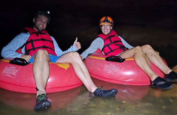 Cave Tubing at St Hermans Blue Hole