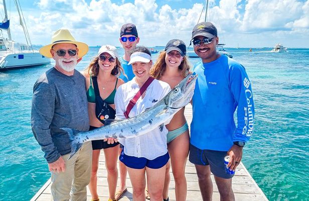 Isla Mujeres and Cancun Snorkeling and Fishing Combo