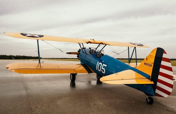 Fly A WWII Biplane Over Rockport
