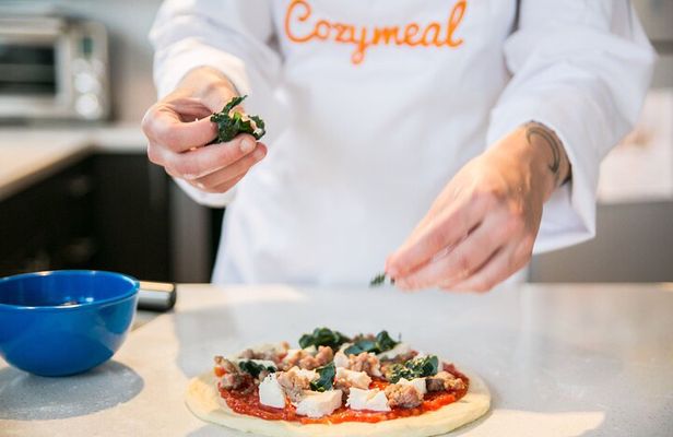 Cook Authentic Roman Pizzas in Home-Style Kitchen - 4 Course Meal