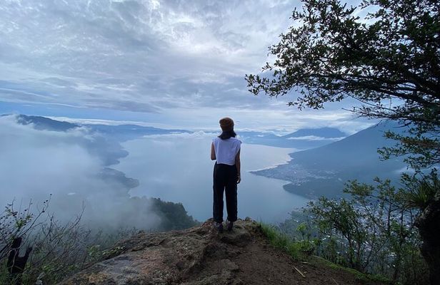 Sunrise Tour in Indian Nose Hike and Views of Lake Atitlan