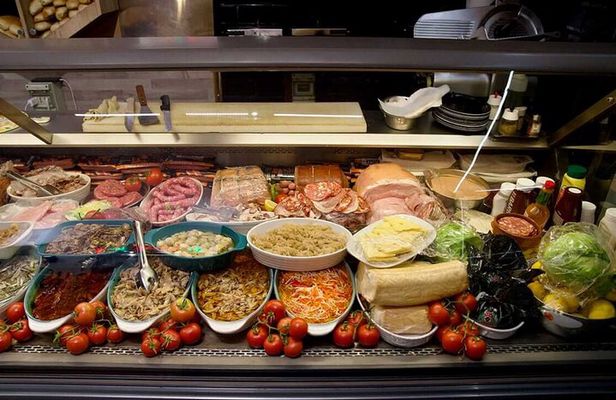 The Old Town and the Sea Waterfront Palermo By Night