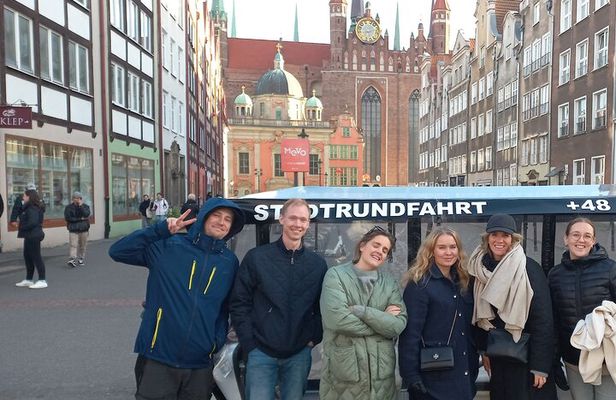 Gdańsk: City Sightseeing Tour by Buggy/Golf Cart LIVE GUIDED 1H