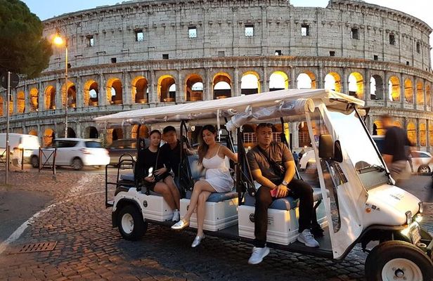 Rome Highlights by Golf Cart Shared Tour of Top Landmarks