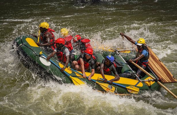 Zambezi River Quarter Day Rafting plus swimming below the Falls