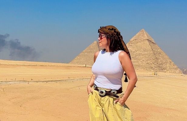 Giza Pyramids, Sphinx and Camel Ride Private Half-Day Tour