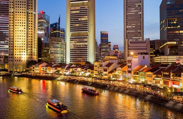 Singapore Sunset Bike Tour with Lau Pa Sat Hawker Dinner
