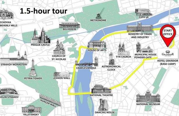 Prague Bike City Tour with Small Group or Private Option