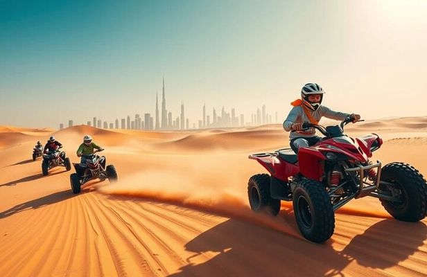 Dubai ATV Quad Bike Tour in Desert with Hotel Transfer