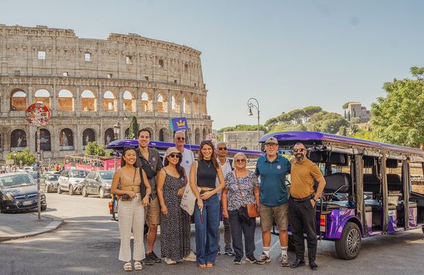 Rome by Golf Cart: VIP Ride to Trevi, Pantheon, Navona & More