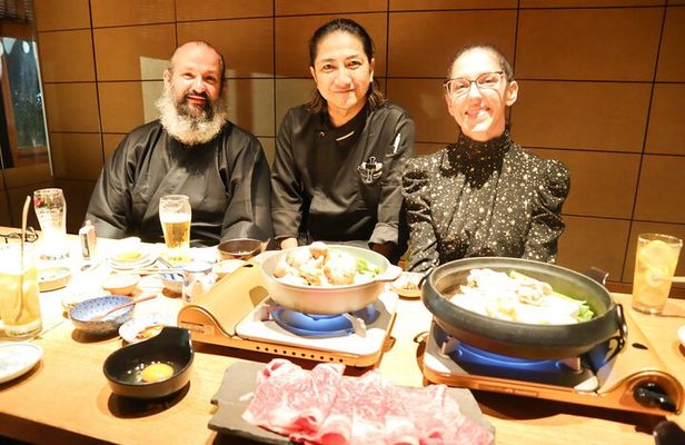 Authentic Sukiyaki Dinner and Life in Shibuya and Nakameguro 