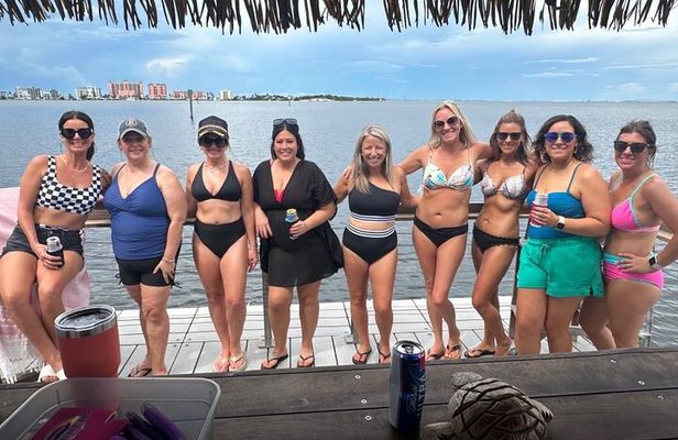 Private 90 Minute Tiki Boat Tour on Fort Myers Beach