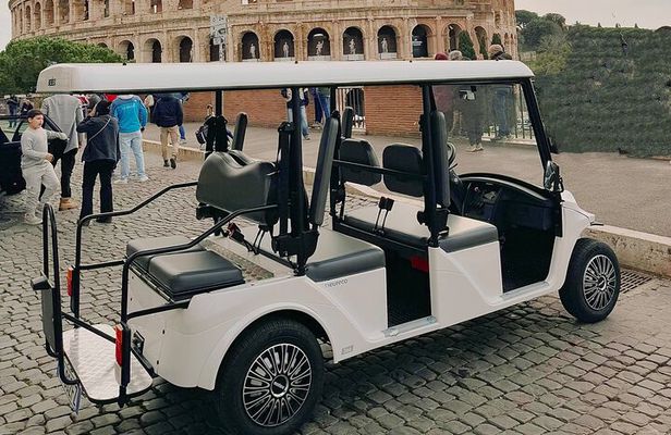 Explore Rome by Golf Cart with Professional Tour Guide