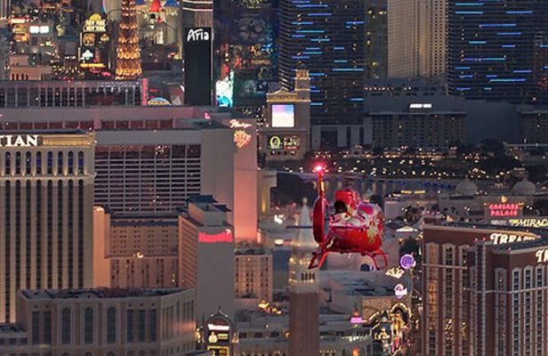 Las Vegas Strip Night Flight and Wizard of Oz Show at the Sphere
