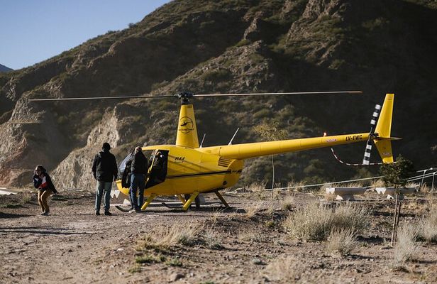 Panoramic Helicopter Tour Over Potrerillos Dam, Mendoza