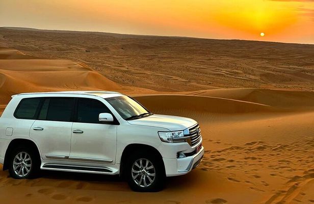 Magic desert safari by land cruise in the Empty Quarter