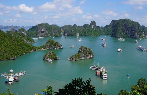 Ha Long Bay 1 Day Cruise from Hanoi with Lunch, Swimming & Hiking