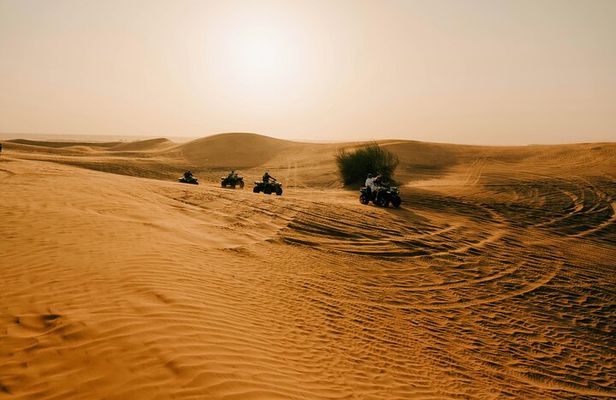 Doha Desert Safari Dune Bashing Camel Riding and Sandboarding