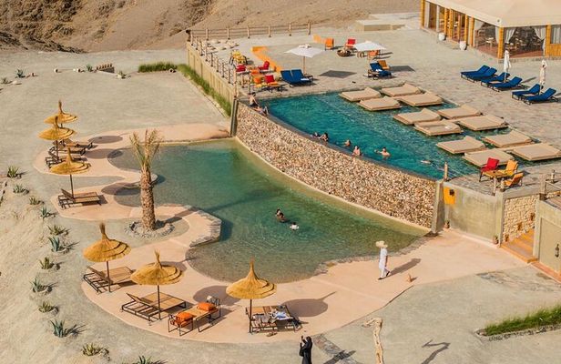 Agafay Desert Pool Day Pass with Lunch & Transfers from Marrakech