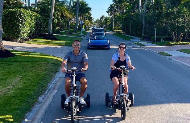 Private Trike and Moped Tour of Downtown Naples Florida