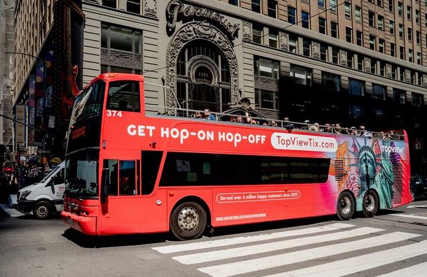New York City 3-Hour Downtown Hop-On Hop-Off Bus Tour