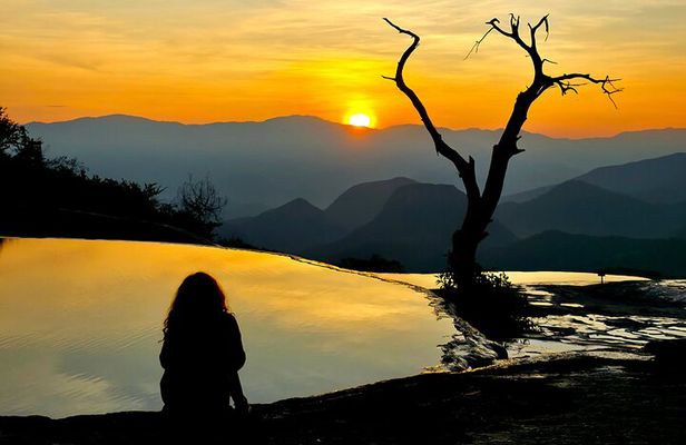Hierve El Agua Sunrise and Overnight Camping Experience