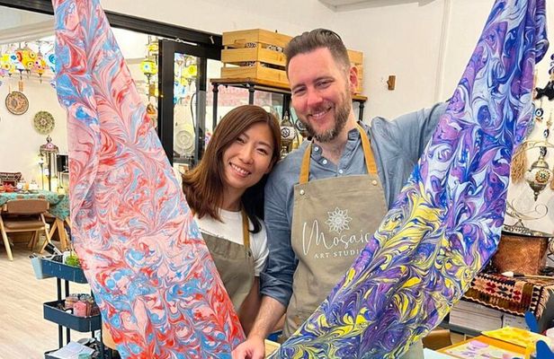 Water Marbling Workshops in Somerset New Jersey
