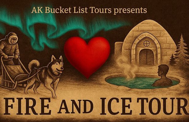 Fire & Ice: Chena Hot Springs, Ice Museum + Aurora Adventure 