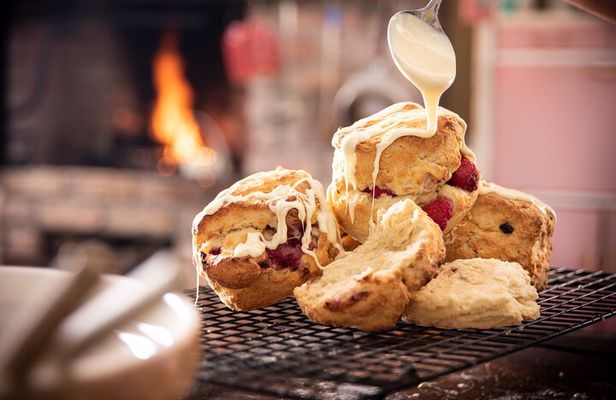 Traditional Irish bread baking experience in a country kitchen