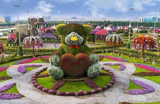 Miracle Garden and Global Village with Optional Transport