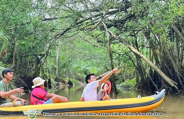 Khao Lak Elephant Sanctuary Visit and Mangrove Kayak Tour